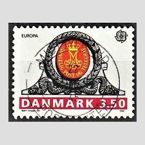 FRIMRKER DANMARK | 1990 - AFA 964 - Europamrker - 3,50 Kr. flerfarvet - Lux Stemplet
