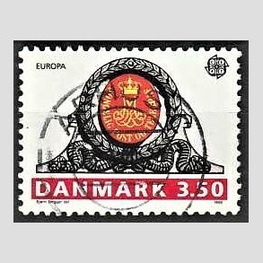 FRIMRKER DANMARK | 1990 - AFA 964 - Europamrker - 3,50 Kr. flerfarvet - Lux Stemplet