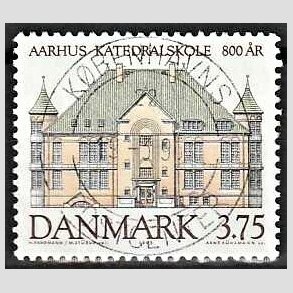 FRIM�RKER DANMARK | 1995 - AFA 1084 - Aahus Katedralskole 800 �r - 3,75 Kr. flerfarvet - Pragt Stemplet