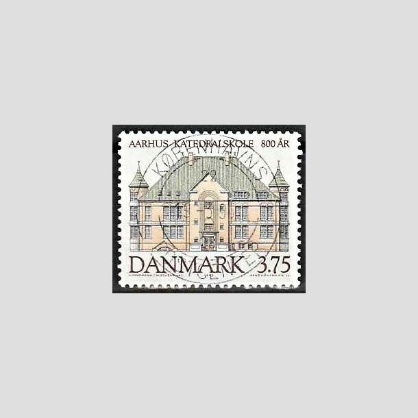 FRIMRKER DANMARK | 1995 - AFA 1084 - Aahus Katedralskole 800 r - 3,75 Kr. flerfarvet - Pragt Stemplet