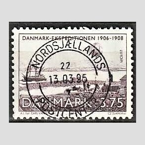 FRIM�RKER DANMARK | 1994 - AFA 1067 - Europam�rker - 3,75 Kr. violet - Pragt Stemplet
