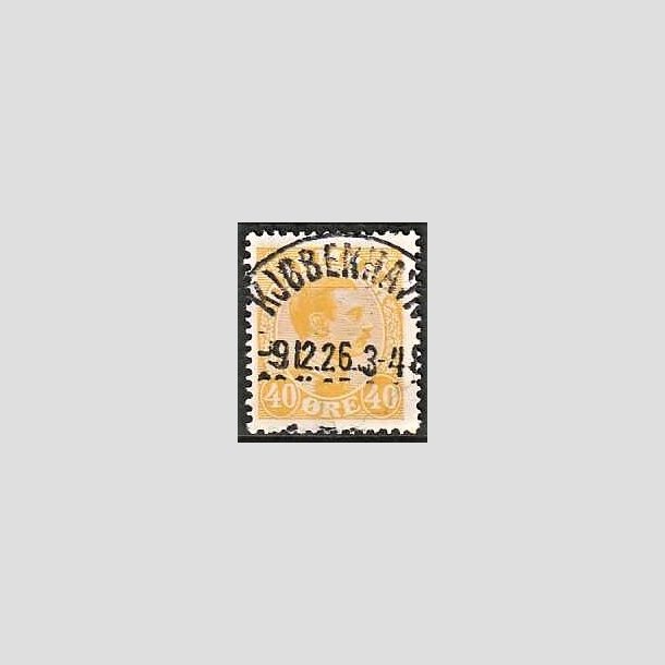 FRIMRKER DANMARK | 1925-26 - AFA 150 - Chr. X 40 re orange - Lux Stemplet 