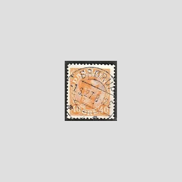 FRIMRKER DANMARK | 1925-26 - AFA 150 - Chr. X 40 re orange - Lux Stemplet Brrup