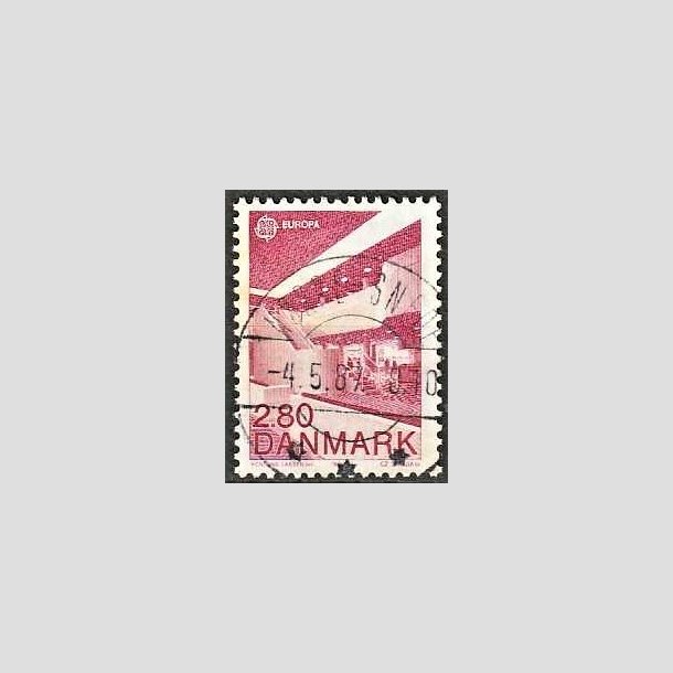 FRIMRKER DANMARK | 1987 - AFA 882 - Europamrker - 2,80 Kr. rd - Pragt Stemplet