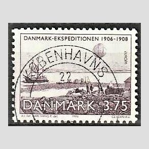 FRIM�RKER DANMARK | 1994 - AFA 1067 - Europam�rker - 3,75 Kr. violet - Pragt Stemplet