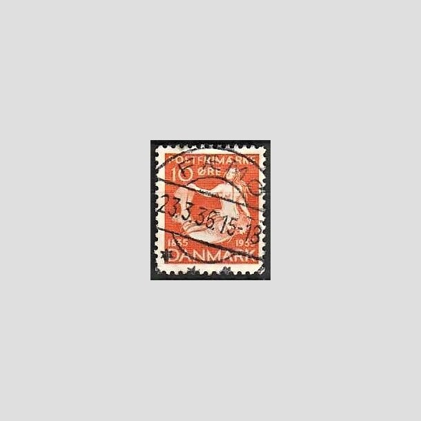 FRIMRKER DANMARK | 1935 - AFA 225 - H. C. Andersen 10 re orange - Lux Stemplet Fm