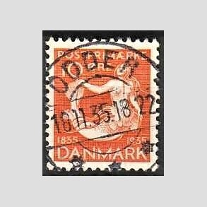 FRIM�RKER DANMARK | 1935 - AFA 225 - H. C. Andersen 10 �re orange - Lux Stemplet Odder