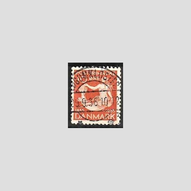 FRIMRKER DANMARK | 1935 - AFA 225 - H. C. Andersen 10 re orange - Lux Stemplet 