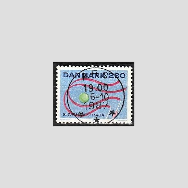 FRIMRKER DANMARK | 1987 - AFA 885 - Gymnaestrada Herning - 2,80 Kr. flerfarvet - Pragt Stemplet rs