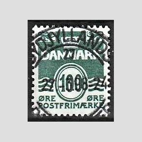 FRIM�RKER DANMARK | 1981 - AFA 714 - B�lgelinie 100 �re gr�n - Lux Stemplet 