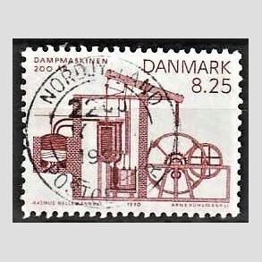 FRIMRKER DANMARK | 1990 - AFA 961 - Dampmaskinen 200 r. - 8,25 Kr. brunrd - Lux Stemplet