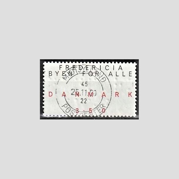 FRIMRKER DANMARK | 1990 - AFA 979 - Byen for alle - 3,50 Kr. sort/rd - Lux Stemplet