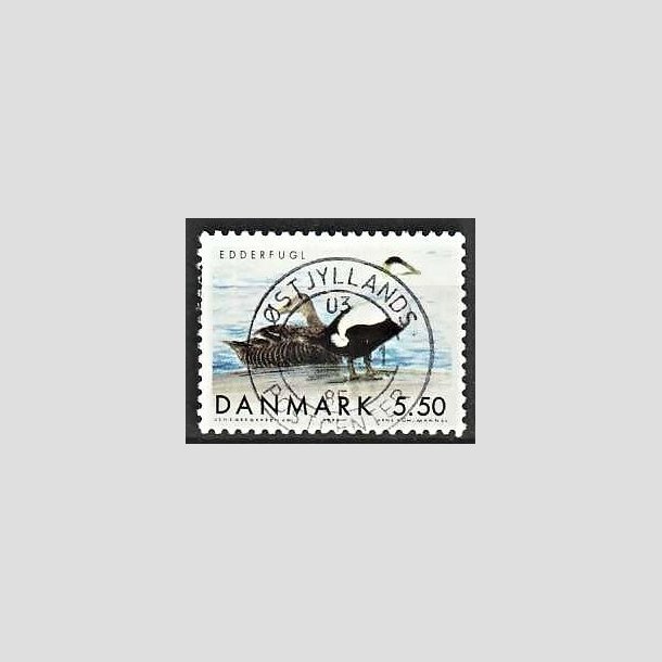 FRIMRKER DANMARK | 1999 - AFA 1224 - Danske trkfugle - 5,50 Kr. Edderfugl - Pragt Stemplet