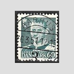 FRIMRKER DANMARK | 1948-50 - AFA 313 - Fr. IX 60 re blgrn - Lux Stemplet Aarhus