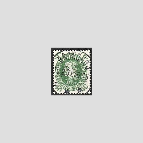 FRIMRKER DANMARK | 1930 - AFA 195 - Chr. X 60 r 40 re grn - Lux Stemplet Brnshj