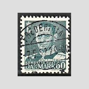 FRIMRKER DANMARK | 1948-50 - AFA 313 - Fr. IX 60 re blgrn - Lux Stemplet Fredericia