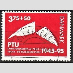 FRIMRKER DANMARK | 1995 - AFA 1096 - PTU - 3,75 Kr. + 50 re rd - Pragt Stemplet Silkeborg