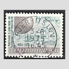 FRIM�RKER DANMARK | 1983 - AFA 770 - F�llesnordisk udgave - 3,50 Kr. bl� - Pragt Stemplet Fjerritslev