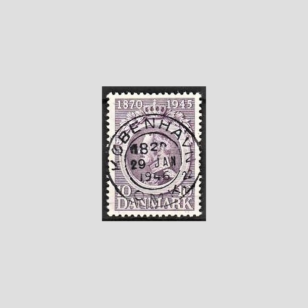 FRIMRKER DANMARK | 1945 - AFA 290 - Chr. X 75 r 10 re violet - Pragt Stemplet 