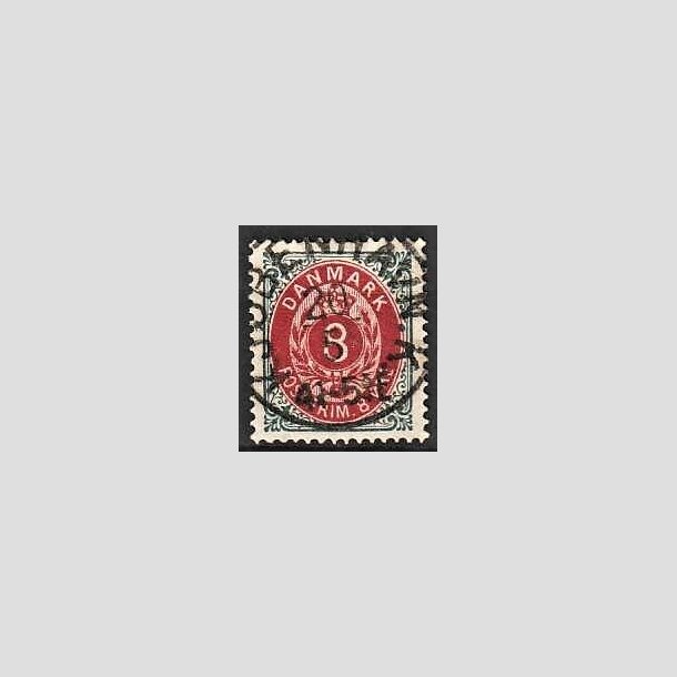 FRIMRKER DANMARK | 1875 - AFA 25 - 8 re gr/rd - Lux Stemplet