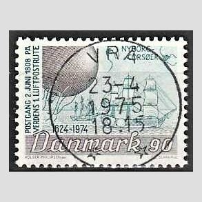 FRIM�RKER DANMARK | 1983 - AFA 770 - F�llesnordisk udgave - 3,50 Kr. bl� - Pragt Stemplet Vr�