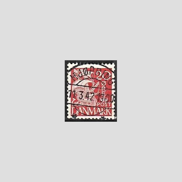 FRIMRKER DANMARK | 1940 - AFA 258 - Karavel 20 re rd Type II - Lux Stemplet Hjrring