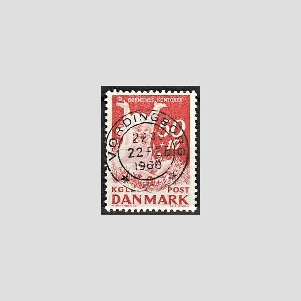 FRIMRKER DANMARK | 1965 - AFA 439F - Brnenes Kontor - 50 + 10 re rd - Lux Stemplet Vordingborg