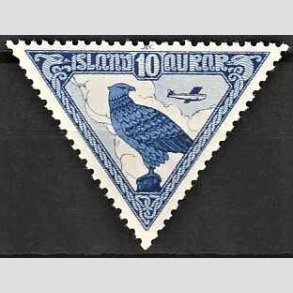 FRIMRKER ISLAND | 1930 - AFA 140 - Alting 1000 rs jubilum - 10 aur luftpost - Postfrisk