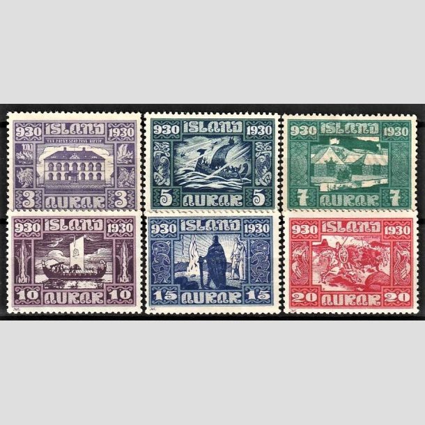 FRIMRKER ISLAND | 1930 - AFA 125-30 - Alting 1000 rs jubilum - 3-20 aur - Ubrugt