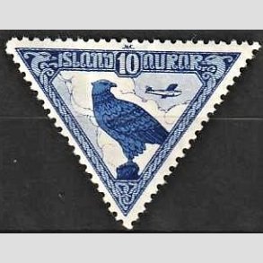 FRIMRKER ISLAND | 1930 - AFA 140 - Alting 1000 rs jubilum - 10 aur luftpost - Ubrugt