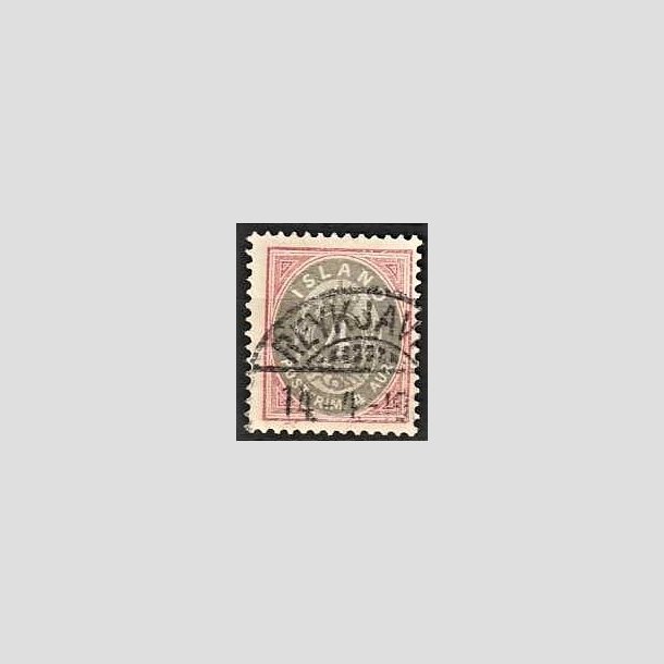 FRIMRKER ISLAND | 1899-1900 - AFA 20 - 4 aur rosa/gr tk. 12 3/4 - Stemplet