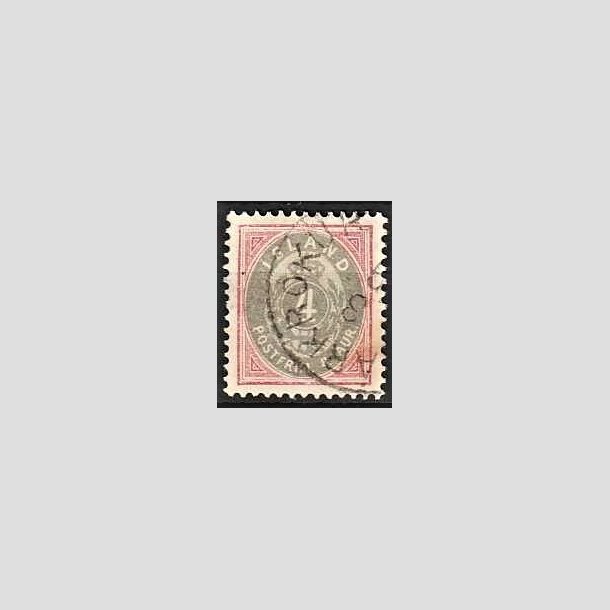 FRIMRKER ISLAND | 1899-1900 - AFA 20 - 4 aur rosa/gr tk. 12 3/4 - Stemplet