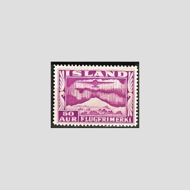 FRIMRKER ISLAND | 1934 - AFA 178 - Luftpost - 50 aur rdlilla tk. 14 - Ubrugt