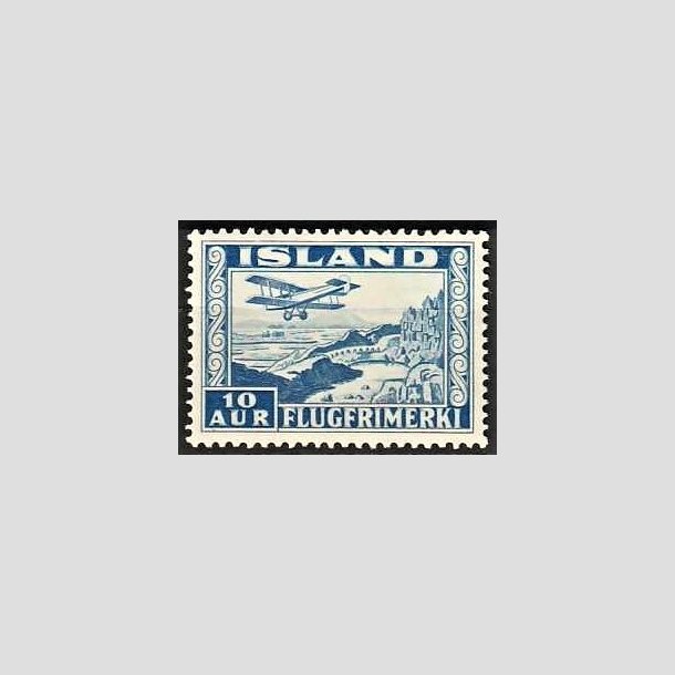 FRIMRKER ISLAND | 1934 - AFA 175 - Luftpost - 10 aur bl tk. 12  - Ubrugt