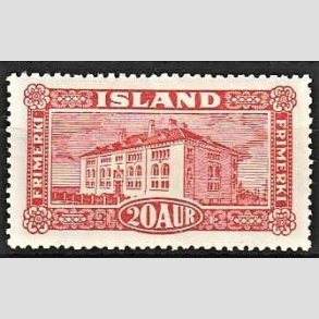 FRIMRKER ISLAND | 1925 - AFA 116 - Landskabsserie - 20 aur rd - Ubrugt 