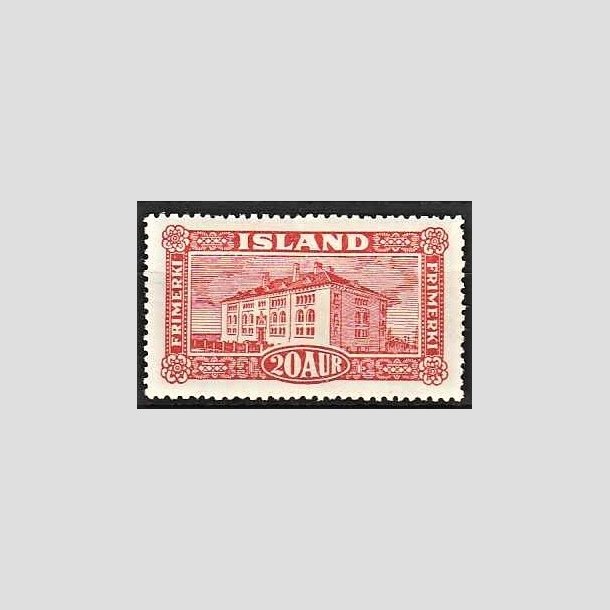 FRIMRKER ISLAND | 1925 - AFA 116 - Landskabsserie - 20 aur rd - Ubrugt 