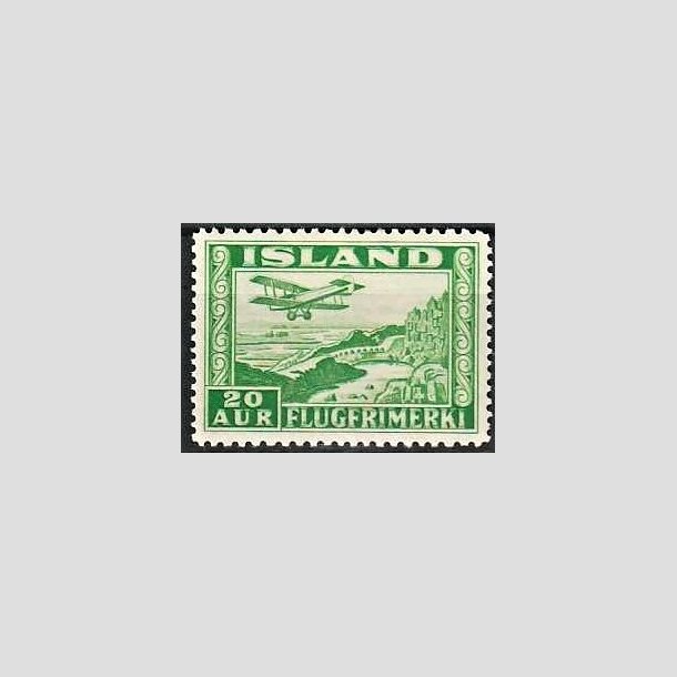 FRIMRKER ISLAND | 1934 - AFA 176A - Luftpost - 20 aur grn tk. 12 - Ubrugt