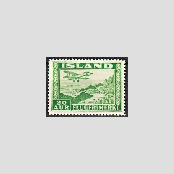 FRIMRKER ISLAND | 1934 - AFA 176 - Luftpost - 20 aur grn tk. 14 - Ubrugt