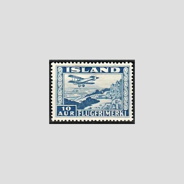 FRIMRKER ISLAND | 1934 - AFA 175 - Luftpost - 10 aur bl tk. 12  - Ubrugt