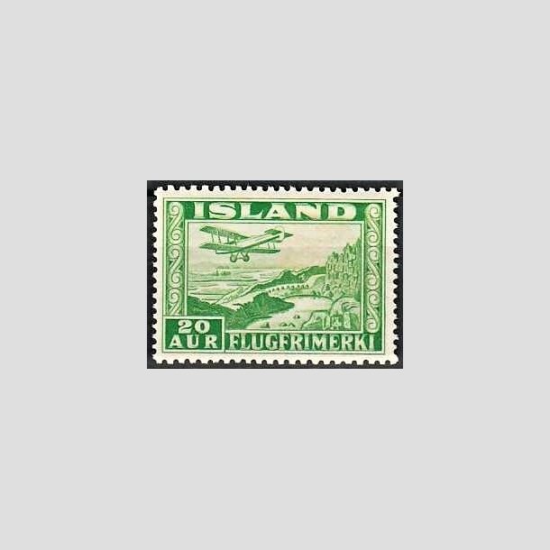 FRIMRKER ISLAND | 1934 - AFA 176 - Luftpost - 20 aur grn tk. 14 - Ubrugt