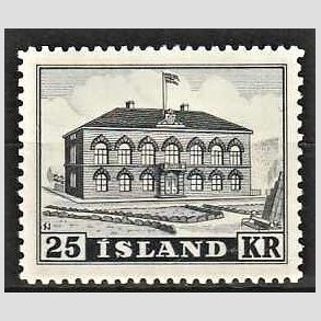 FRIMRKER ISLAND | 1952 - AFA 278 - Altingets bygning - 25 kr. gr - Postfrisk