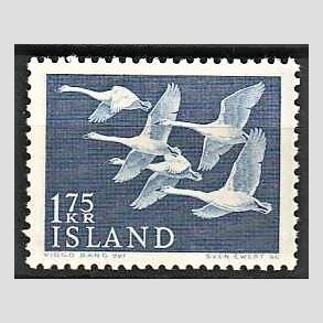 FRIMRKER ISLAND | 1956 - AFA 314 - Nordens dag - 1,75 kr. bl - Postfrisk