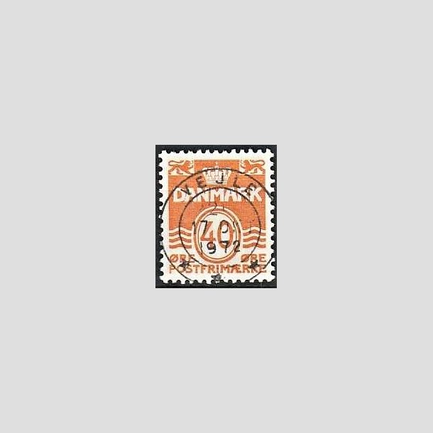 FRIMRKER DANMARK | 1971 - AFA 514 - Blgelinie 40 re orange - Lux Stemplet Vejle
