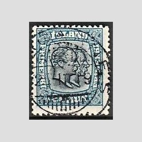 FRIMRKER ISLAND | 1915-18 - AFA 82 - Chr. IX og Frederik VIII - 20 aur bl tk. 14 - Stemplet