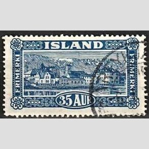 FRIMRKER ISLAND | 1925 - AFA 117 - Landskabsserie - 35 aur bl - Stemplet