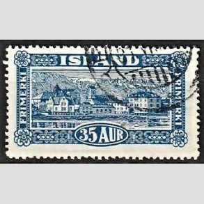 FRIMRKER ISLAND | 1925 - AFA 117 - Landskabsserie - 35 aur bl - Stemplet