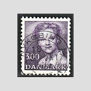 FRIMRKER DANMARK | 1983 - AFA 775 - Dronning Margrethe - 3,00 Kr. violet - Pragt Stemplet Nykbing M