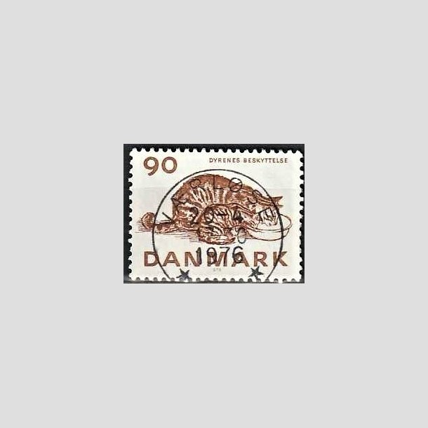 FRIMRKER DANMARK | 1975 - AFA 605 - Dyrenes Beskyttelse 100 r. - Pragt Stemplet Vrlse