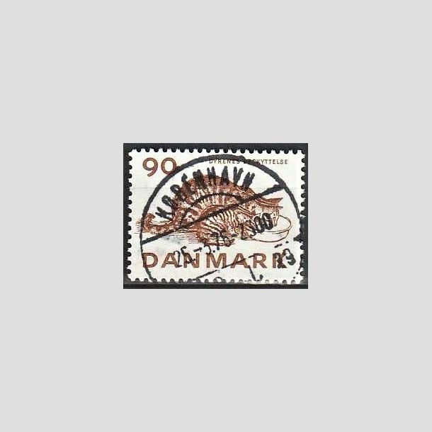 FRIMRKER DANMARK | 1975 - AFA 605 - Dyrenes Beskyttelse 100 r. - Pragt Stemplet Kbenhavn