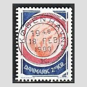 FRIM�RKER DANMARK | 1983 - AFA 765 - Kommunikations�ret - 2,00 Kr. flerfarvet - Pragt Stemplet K�benhavn
